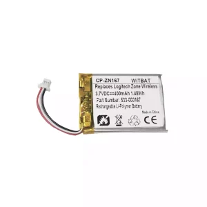 Accu voor Bluetooth-hoofdtelefoon Logitech 533-000167