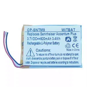 Accu voor Bluetooth-hoofdtelefoon Sennheiser ACCENTUM,ACCENTUM  Plus