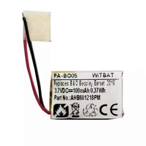 Accu voor Bluetooth-hoofdtelefoon B&O Beoplay Earset 2018,Jabra Talk 15 SE,AHB601218PM