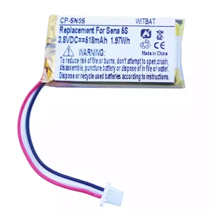 Accu voor Bluetooth-hoofdtelefoon Sena 5S SP77,XK602234