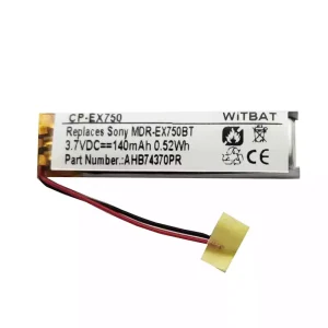 Accu voor Bluetooth-hoofdtelefoon AHB74370PR,AHB74370PO