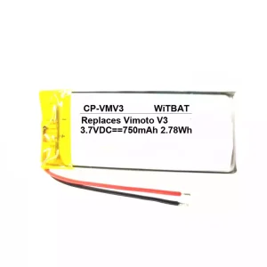 Accu voor Bluetooth-hoofdtelefoon Vimoto V3,V6