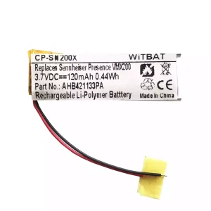 Accu voor Bluetooth-hoofdtelefoon AHB421133PA,AHB421133PA-03,AHB421133PH