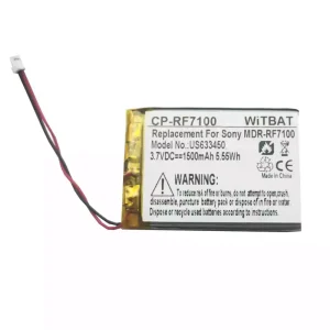 Accu voor Bluetooth-hoofdtelefoon Sony BP-HP1200,MDR-DS7000,MDR-RF7000,MDR-RF7100 SL00131-1