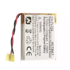 Accu voor Bluetooth-hoofdtelefoon Plantronics BackBeat Sense,AHB403029PS