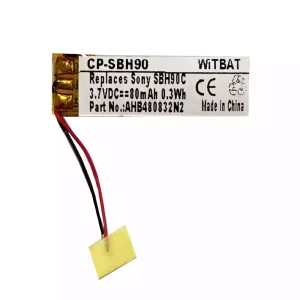Accu voor Bluetooth-hoofdtelefoon Sony SBH90C,SBH82D,AHB480832N2