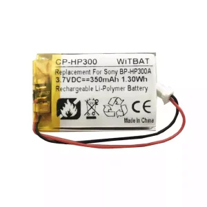 Accu voor Bluetooth-hoofdtelefoon Sony 64327-01,64399-01,6535801,65358-01 SL00161-2