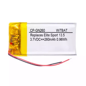 Accu voor Bluetooth-hoofdtelefoon Jabra Elite Sport 13.5 oplaadcase