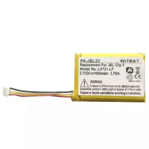 Accu voor Bluetooth-luidspreker JBL Clip 3,L0721-LF