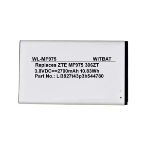 Accu voor ZTE 303ZT,305ZT,306ZT,MF975,MF975S,MF975U,Li3827t43p3h544780