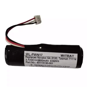 Accu voor Novatel SA 2100,Tasman T1114,40115130-001