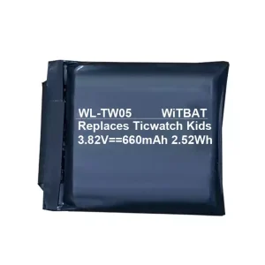 Accu voor TicWatch Kids WG11066,DRE622732SA