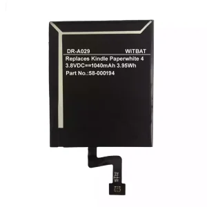 Accu voor Kindle Paperwhite 4,58-000194,26S1017