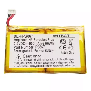 Accu voor HP Sprinter Plus Pocket Photo Printer,P0867