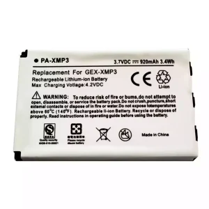 Accu voor Pioneer GEX-XMP3,Sirius XM XMP3,XM-6900-0004-00,990552