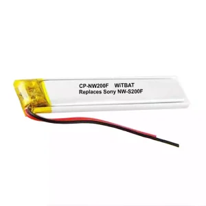 Accu voor Sony NW-S200F,NW-S202F,NW-S203F,NW-S205F