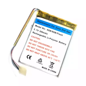 Accu voor Microsoft Zune 2 4GB,Zune 2 8GB,X814398-001