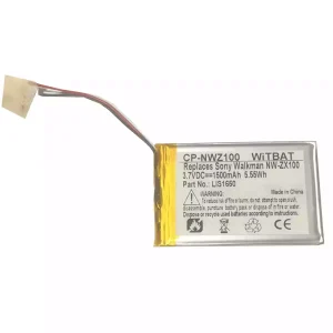 Accu voor Sony Walkman NW-A306,NW-A307,LIS1650