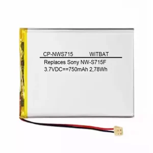Accu voor Sony Walkman NW-S710,NW-S715F,LIS1401