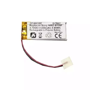 Accu voor SONY Walkman NWZ-B133F,NWZ-B135,NWZ-B142F,NWZ-152F,NWZ-B162F,NWZ-B172F,NWZ-B173F,NWZ-B183F