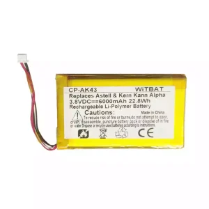 Accu voor iRiver Astell & Kern KANN ALPHA PPM43,BZ124678