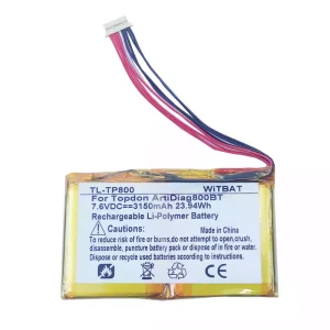 Accu voor Topdon ArtiDiag800BT,PC944755-2S1P