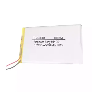 Accu voor Sony MP-CD1